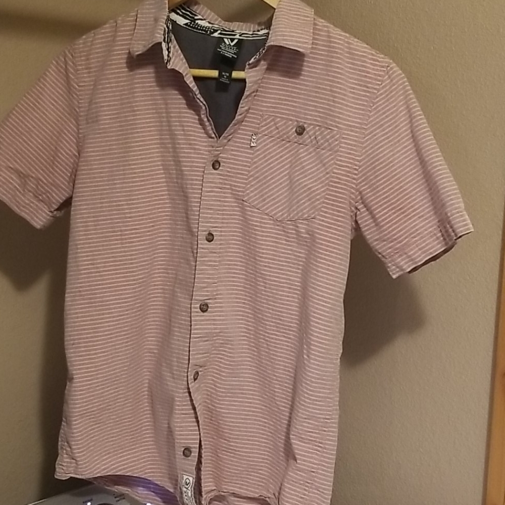 Boy L button up casual dress shirt